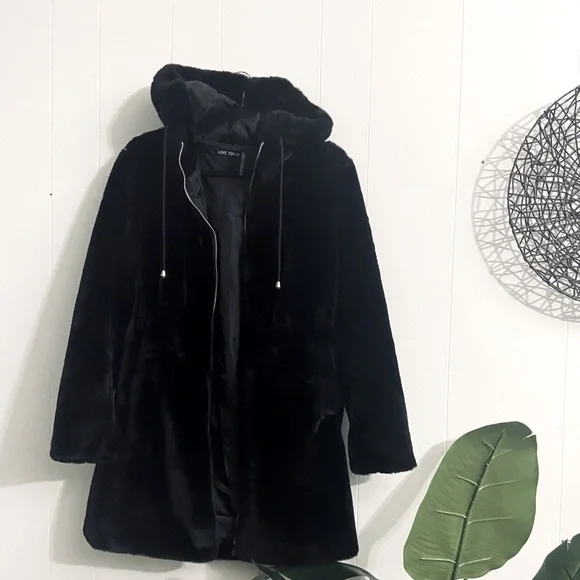 LOVE TOKEN XS FAUX BLACK FUR INSIDE DRAW STRING WAIST - THICK & VERY WARM! - Picture 5 of 7